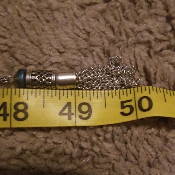 ALEX AND ANI TASSEL WRAP NECKLACE. Silver. NWT - Picture 6 of 8